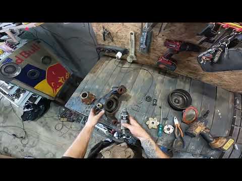 Chevy Camaro 350 small block water pump rebuild.