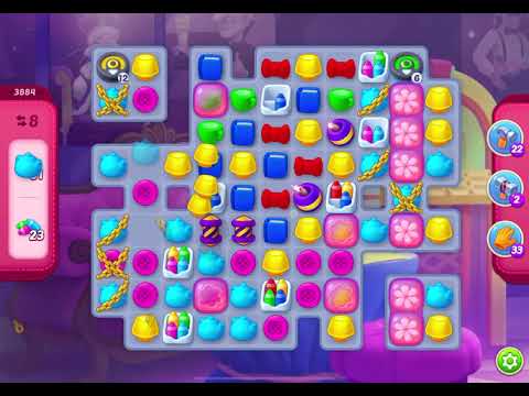 HomeScapes Level 3884 no boosters (12 moves)