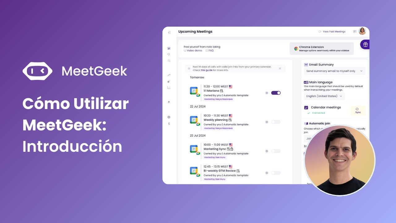 [ES] How to Use MeetGeek: Introduction