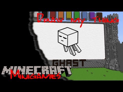 Let's Play Minecraft Minigames - 02 - Draw my thing [jonaslah together]