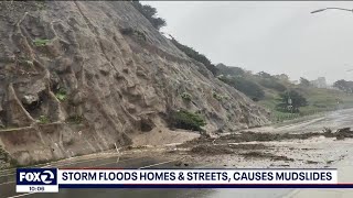 San Francisco sees mudslides, flooded homes