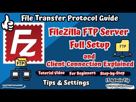 How to Create and Configure a FileZilla FTP Server Step by Step 🖥⇆ 🖥 👍