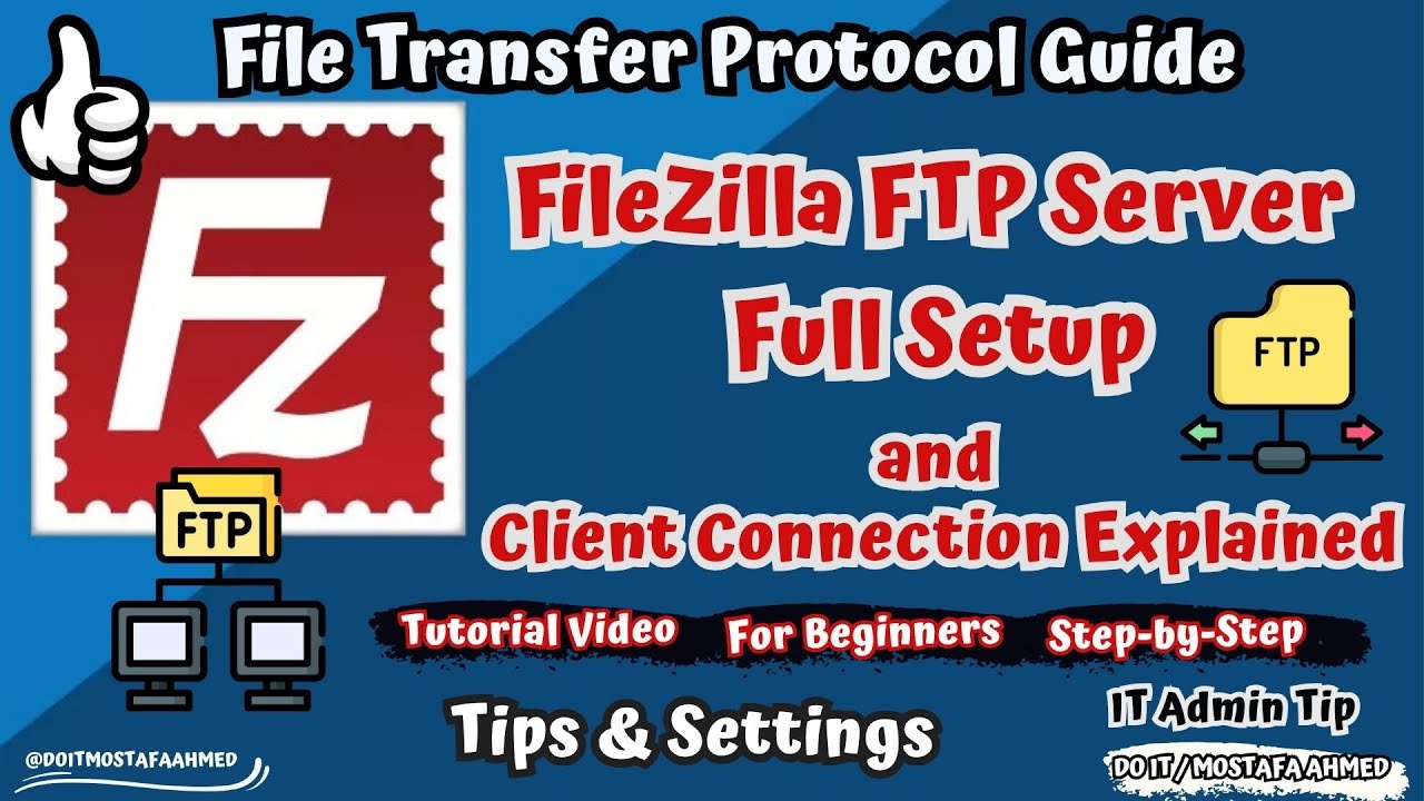 How to Create and Configure a FileZilla FTP Server Step by Step 🖥⇆ 🖥 👍