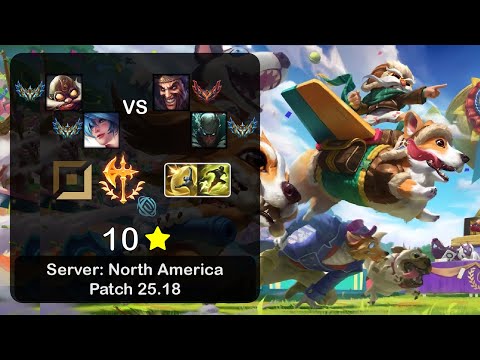 Corki ADC + Sona vs Draven + Pyke - NA Challenger - Patch 25.18