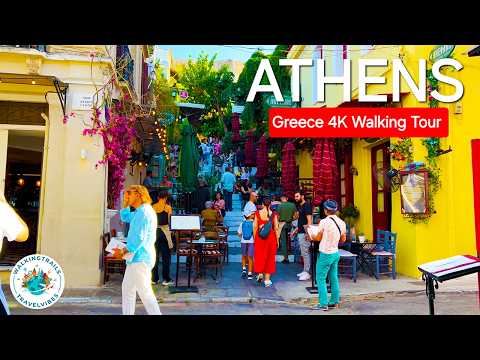 Athens, Greece 🇬🇷 - 4K Ultra HD Walking Tour with Captions