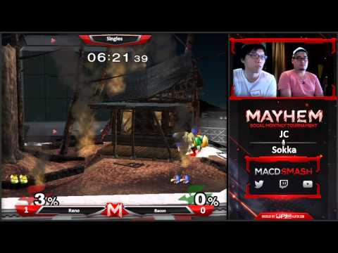 Mayhem July 2015 Pools: Reno (Sheik) vs Bacon (Falco)
