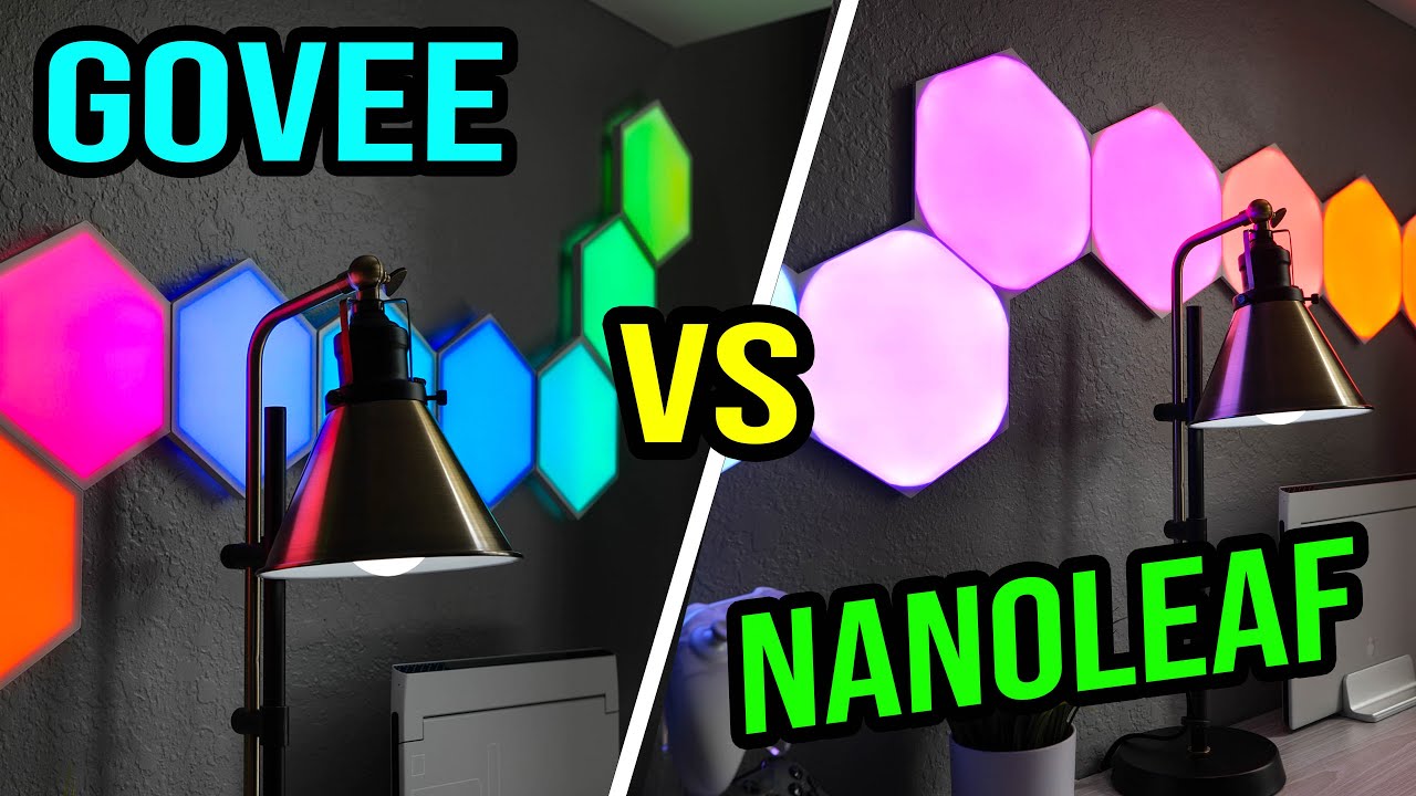Govee vs Nanoleaf Hexagons - Which are Right for You?