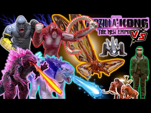 Vídeo relacionado con MonsterVerse - Godzilla x Kong, Pack de 2 Figuras articuladas, 15 cm, Godzilla vs Shimo, para niños a Partir de 4 años, MN3041