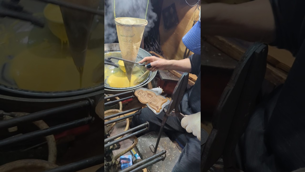 老舗 手焼き煎餅 おおたに 手焼き人形煎餅   神戸・春日野道駅 #japanesefood