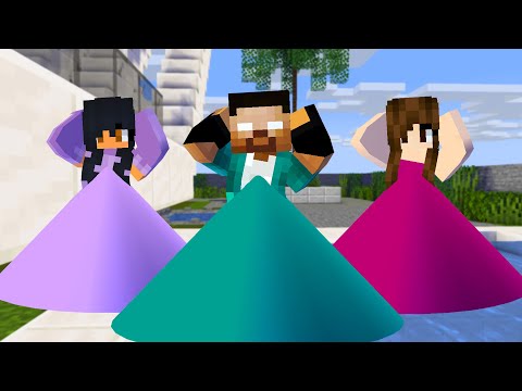 MONSTER SCHOOL : CHICKEN WING MEME APHMAU, JULIA, HEROBRINE PRINCESS - MINECRAFT ANIMATION
