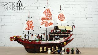 LEGO Ninjago Летающий корабль Мастера Ву (70618) - відео 1
