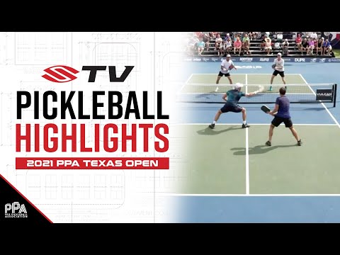 The Battle at the Kitchen Line Pickleball Highlight - 2021 PPA Texas Open Men's Doubles