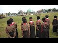 Pengibaran Bendera HUT Pramuka Ke 61 Kec Seputih Banyak