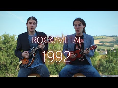 Year 1992 in 2 minutes (ROCK/METAL)