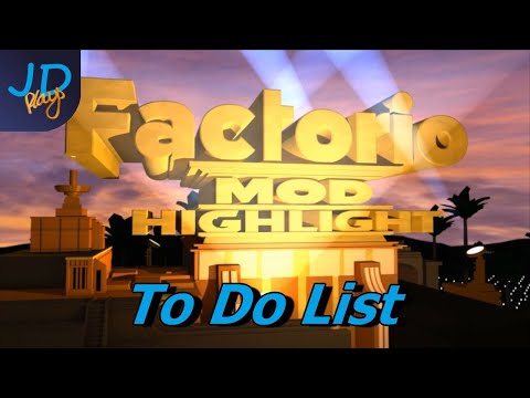 To Do List | Factorio Mod Highlight