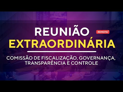 Reunião Extraordinária Remota 10H00 - 08/06/2022