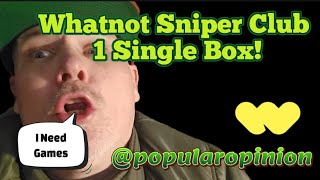 One single Sniper Club box from @popularopinion87 on Whatnot