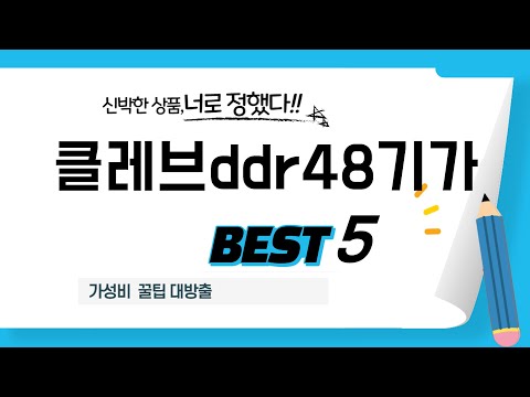 클레브ddr48기가 인기 추천 리뷰 TOP5