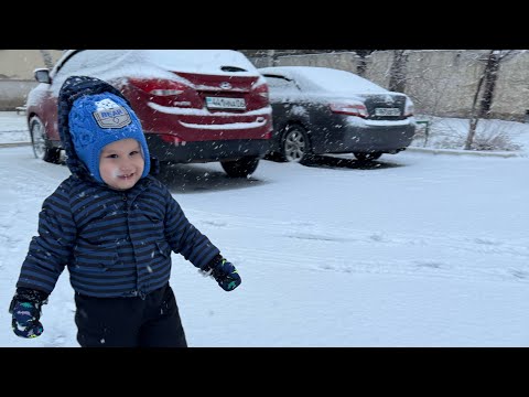 Another SNOW DAY in Atyrau, Kazakhstan!