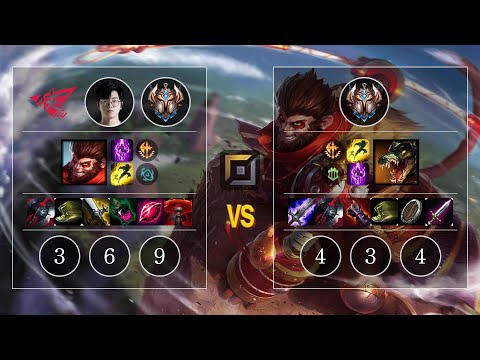 RW Holder Wukong vs Renekton Top - KR Challenger Patch 10.11