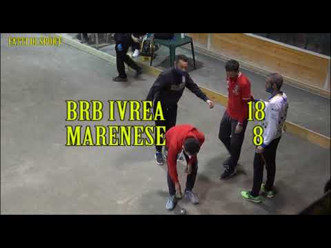 Bocce Campionato Serie A 2021 :  Highlights  BRB Ivrea - Marenese
