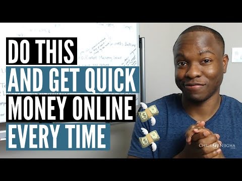 How to Make Money Online FAST - Do THIS And Get Quick Money Every Time!