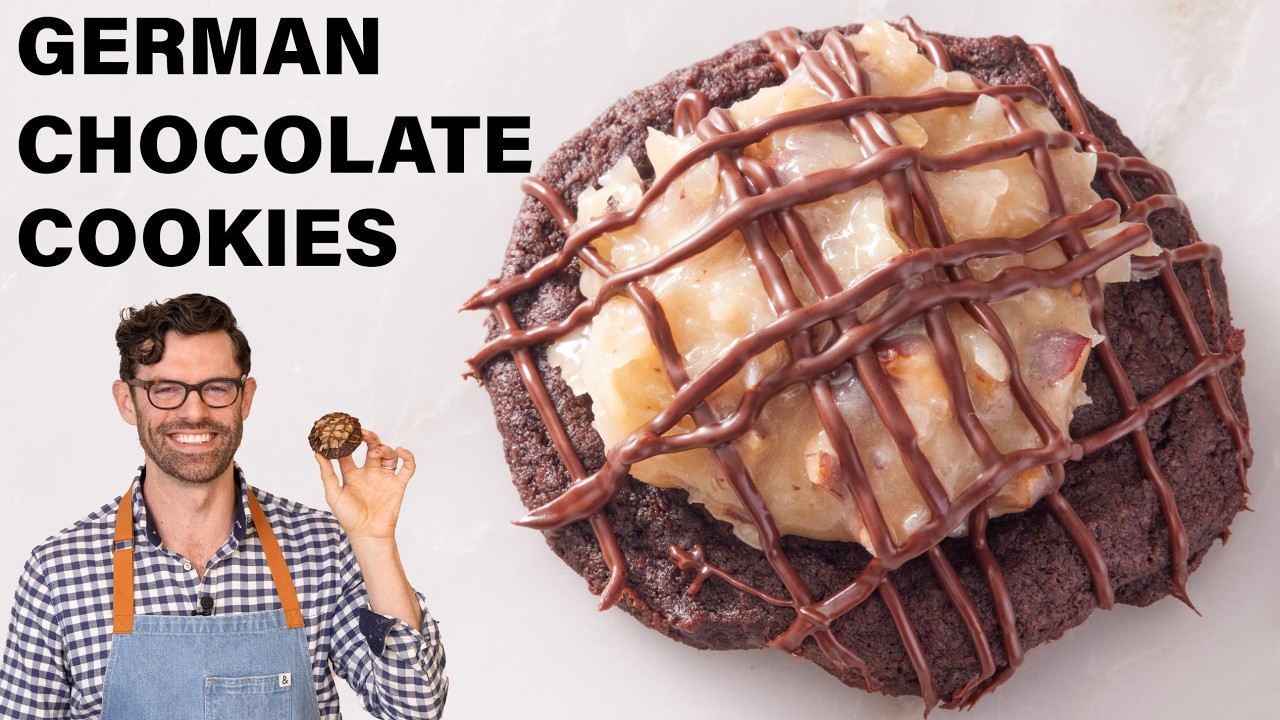 Amazing German Chocolate Cookies