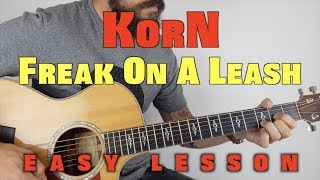 Korn Freak On A Leash Acoustic Lesson