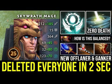 How to Delete Everyone in 2 Seconds - NEW Cancer Offlane & Ganking God Skywrath 21Kills Zero Death