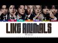 BTS Like Animals Lyrics 방탄소년단 Like Animals 가사 Color Coded Eng ShadowByYoongi