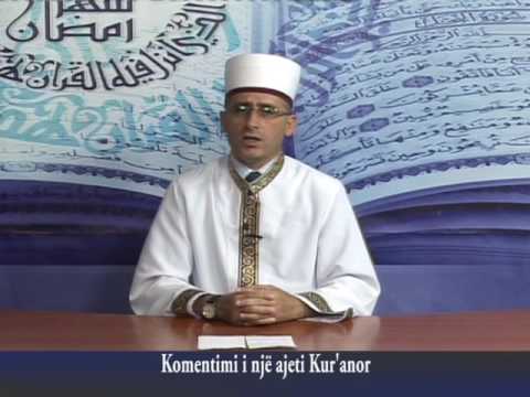 Mulla Fikret ef. Limani: Tema; Komentimi i një ajeti Kur'anorë