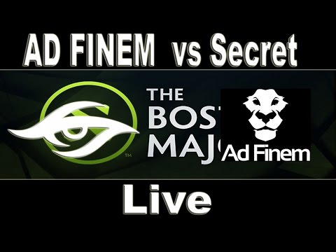 [Live]Team AD FINEM vs Team Secret game #2 The Boston Major 2016 EU Qualifiers | Secret vs AF