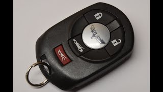 2005 Corvette Key Fob Battery Replacement - EASY DIY