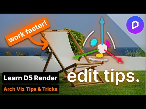 D5 Render Edit Tools EXPLAINED! Move, Rotate, Scale Like a Pro!
