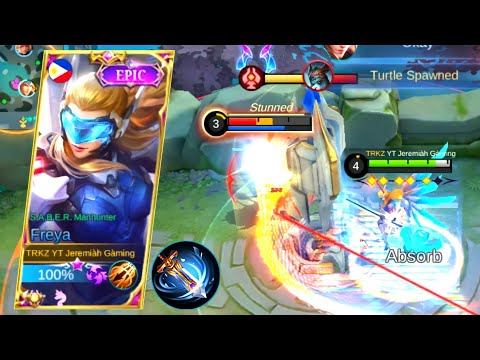 THIS IS WHY FREYA ALWAYS META IN GOLD LANE | FREYA BEST BUILD 2022 | PLEASE TRY | MLBB✓
