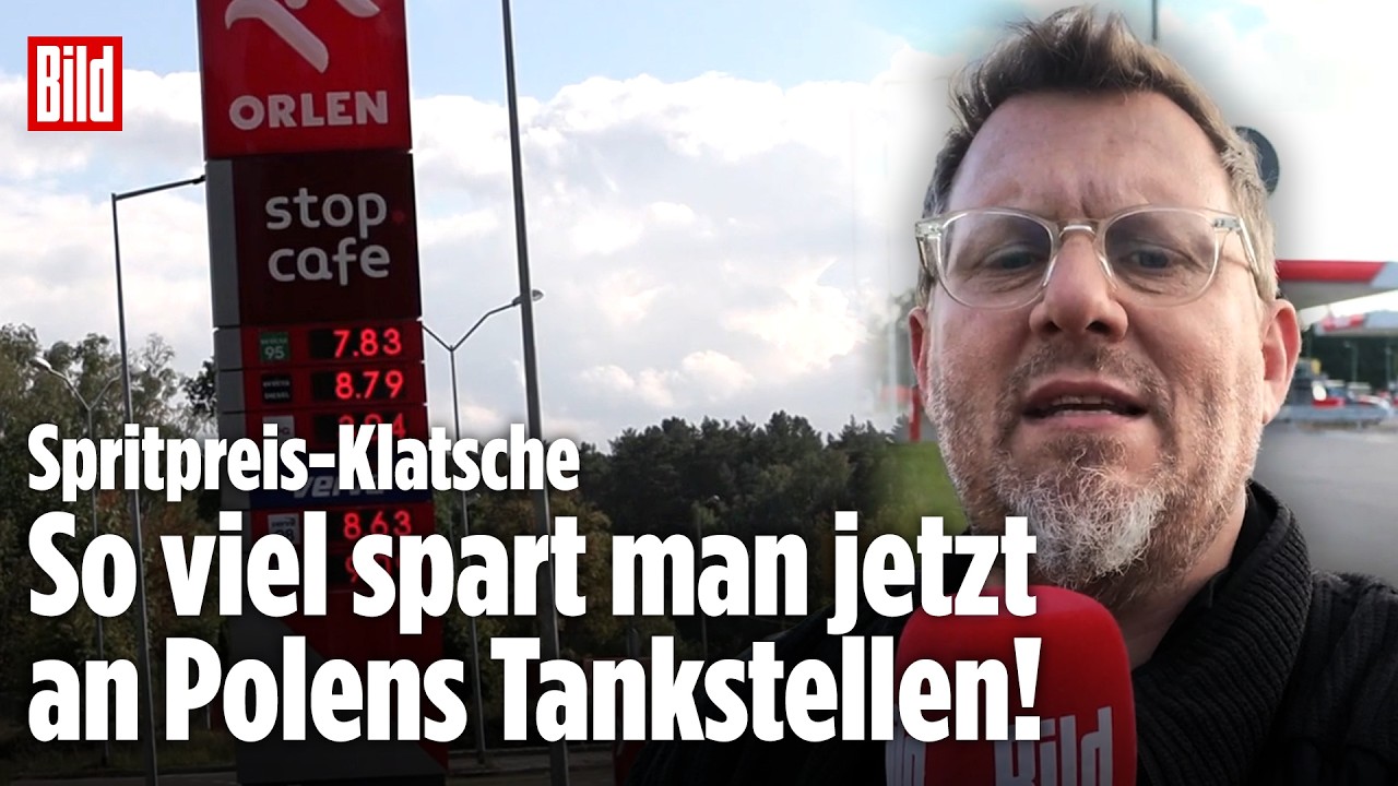 Sprit-Frust treibt Autofahrer nach Polen: Tanktourismus spart Pendlern bares Geld