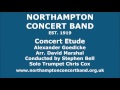 Northampton Concert Band Concert Etude Alexander Goedicke Arr David Marshall