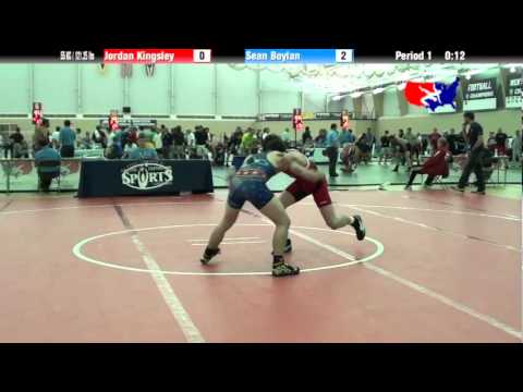 University Nat`ls FS  55 KG / 121.25 lbs: Jordan Kingsley vs. Sean Boylan
