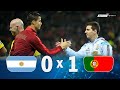 Argentina 0 x 1 Portugal (Messi x C. Ronaldo) ● 2014 Friendly Extended Goals & Highlights HD