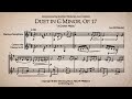 Baritone Saxophone And Contra Alto Clarinet Duet In G Minor Op 17
