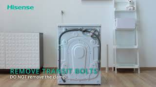 How to install a Hisense front loading washing machine