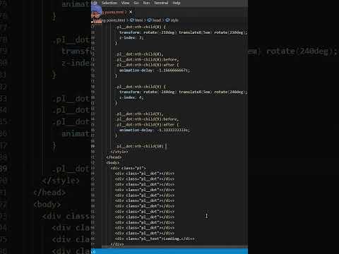 Loading animation effect preview #cssanimation #html #webanimation