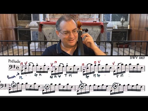 Prélude Suite n.1 J.S.Bach【vidéo pédagogique ①】Analyse placement des liaisons sur le fac-similé