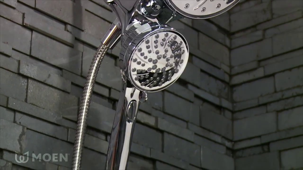 Moen 220C3BN Verso 2in1 Shower Head and Hand Shower 2.5 GPM, 8