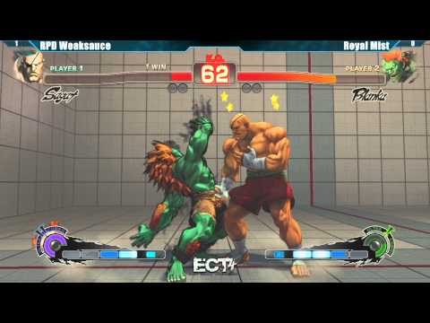 SSF4 AE2012 RPD Weaksauce vs Royal Mist - ECT4 Tournament