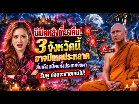 พระเกจิดังเปิดนิมิต! หลังเที่ยงคืนสิ้นเดือน 3 จังหวัดอาจมีเหตุประหลาดจนคนทั้งประเทศต้องเฝ้าจับตา