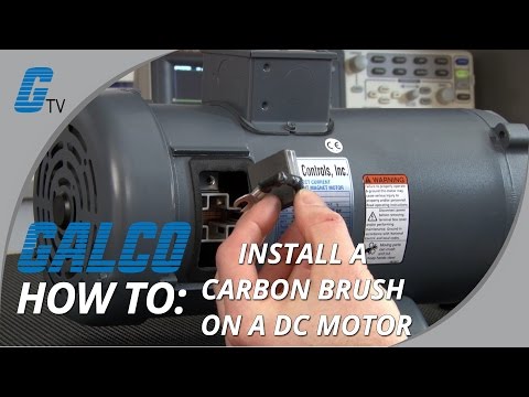 How to Install a Carbon Brush in a DC Motor | Galco