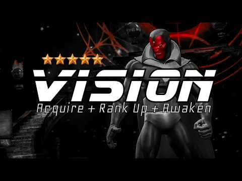 5-Star Vision!!!!! Acquire + Rank Up + Awaken!!! - Marvel Contest of Champions