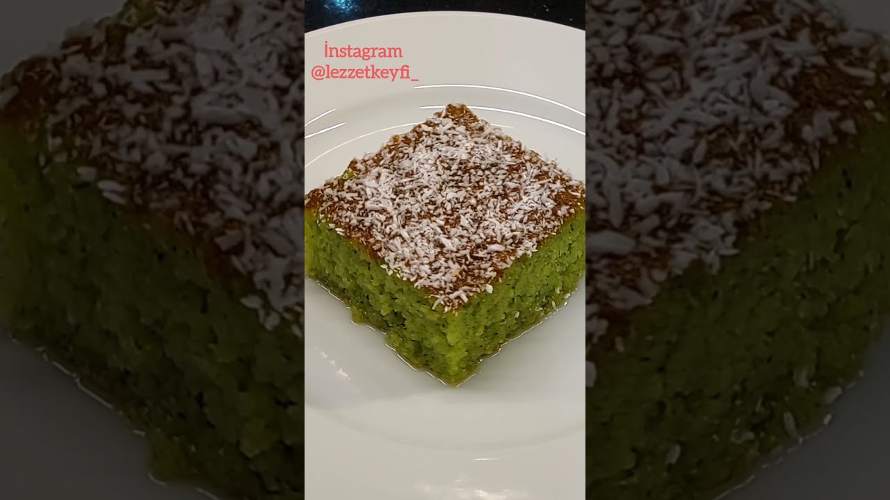 👍👍👍HARİKA GÖRÜNTÜSÜYLE  ISPANAKLI REVANİ  #shorts