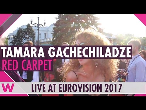 Tamara Gachechiladze (Georgia) red carpet interview @ Eurovision 2017